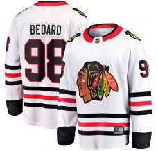 Pánské Dres Chicago Blackhawks Connor Bedard 98 Bílá Breakaway Venkovní