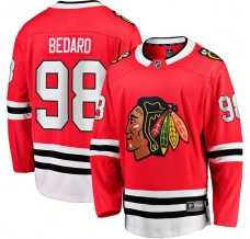 Pánské Dres Chicago Blackhawks Connor Bedard 98 Červená Breakaway Domácí
