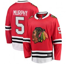 Pánské Dres Chicago Blackhawks Connor Murphy 5 Červená Breakaway Domácí