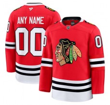 Pánské Dres Chicago Blackhawks Custom Červená Premium Domácí