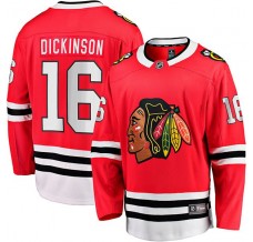 Pánské Dres Chicago Blackhawks Jason Dickinson 16 Červená Breakaway Domácí
