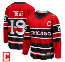 Pánské Dres Chicago Blackhawks Jonathan Toews 19 Special Edition 2.0 Captain Patch Červená Breakaway Alternativní