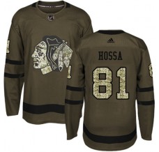 Pánské Dres Chicago Blackhawks Marian Hossa 81 Maskáčová Zelená Authentic