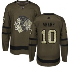 Pánské Dres Chicago Blackhawks Patrick Sharp 10 Maskáčová Zelená Authentic