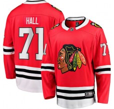 Pánské Dres Chicago Blackhawks Taylor Hall 71 Červená Breakaway Domácí