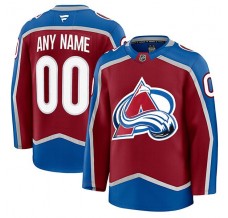 Pánské Dres Colorado Avalanche Custom Burgundská Červená Premium Domácí