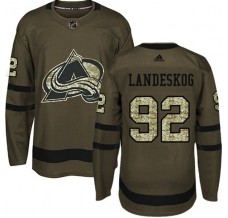 Pánské Dres Colorado Avalanche Gabriel Landeskog 92 Maskáčová Zelená Authentic