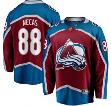 Pánské Dres Colorado Avalanche Martin Necas 88 Burgundská Červená Breakaway Domácí