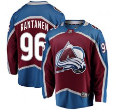Pánské Dres Colorado Avalanche Mikko Rantanen 96 Burgundská Červená Breakaway Domácí