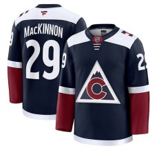 Pánské Dres Colorado Avalanche Nathan MacKinnon 29 Námořnická Modrá Premium Alternativní