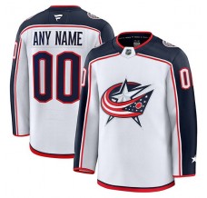 Pánské Dres Columbus Blue Jackets Custom Bílá Premium Venkovní