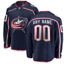 Pánské Dres Columbus Blue Jackets Custom Námořnická Modrá Breakaway Domácí