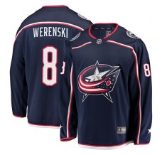 Pánské Dres Columbus Blue Jackets Jackets Zach 8 Námořnická Modrá Breakaway Domácí