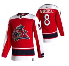 Pánské Dres Columbus Blue Jackets Zach Werenski 8 2020-21 Reverse Retro Červená Authentic