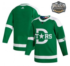 Pánské Dres Dallas Stars Blank 2020 Winter Classic Patch Zelená Authentic