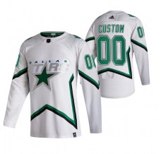 Pánské Dres Dallas Stars Custom 2020-21 Reverse Retro Bílá Authentic