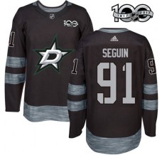 Pánské Dres Dallas Stars Tyler Seguin 91 1917-2017 100th Anniversary Patch Černá Authentic