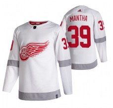 Pánské Dres Detroit Red Wings Anthony Mantha 39 2020-21 Reverse Retro Bílá Authentic