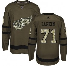 Pánské Dres Detroit Red Wings Dylan Larkin 71 Maskáčová Zelená Authentic