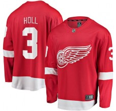 Pánské Dres Detroit Red Wings Justin Holl 3 Červená Breakaway Domácí