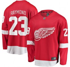 Pánské Dres Detroit Red Wings Lucas Raymond 23 Červená Breakaway Domácí