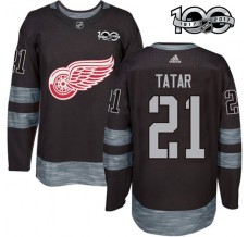 Pánské Dres Detroit Red Wings Tomas Tatar 21 1917-2017 100th Anniversary Patch Černá Authentic