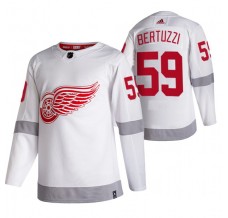 Pánské Dres Detroit Red Wings Tyler Bertuzzi 59 2020-21 Reverse Retro Bílá Authentic