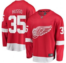 Pánské Dres Detroit Red Wings Ville Husso 35 Červená Breakaway Domácí