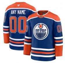 Pánské Dres Edmonton Oilers Custom Královská Modrá Premium Domácí