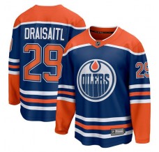 Pánské Dres Edmonton Oilers Leon Draisaitl 29 Královská Modrá Breakaway Domácí