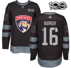 Pánské Dres Florida Panthers Aleksander Barkov 16 1917-2017 100th Anniversary Patch Černá Authentic