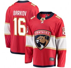 Pánské Dres Florida Panthers Aleksander Barkov 16 Červená Breakaway Domácí
