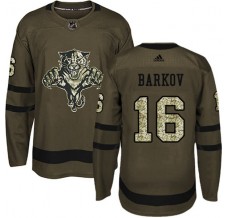 Pánské Dres Florida Panthers Aleksander Barkov 16 Maskáčová Zelená Authentic