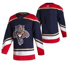 Pánské Dres Florida Panthers Blank 2020-21 Reverse Retro Námořnická Modrá Authentic
