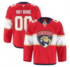 Pánské Dres Florida Panthers Custom Červená Authentic Pro Domácí