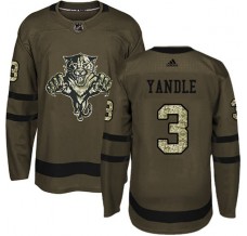 Pánské Dres Florida Panthers Keith Yandle 3 Maskáčová Zelená Authentic