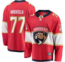 Pánské Dres Florida Panthers Niko Mikkola 77 Červená Premier Breakaway Domácí