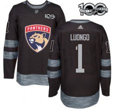 Pánské Dres Florida Panthers Roberto Luongo 1 1917-2017 100th Anniversary Patch Černá Authentic