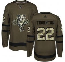 Pánské Dres Florida Panthers Shawn Thornton 22 Maskáčová Zelená Authentic