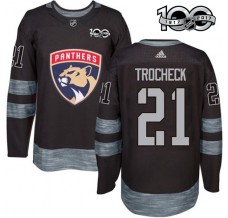 Pánské Dres Florida Panthers Vincent Trocheck 21 1917-2017 100th Anniversary Patch Černá Authentic
