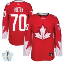 Pánské Dres Kanada Braden Holtby 70 2016 World Cup of Hockey Červená Authentic