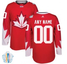 Pánské Dres Kanada Custom 2016 World Cup of Hockey Červená Authentic