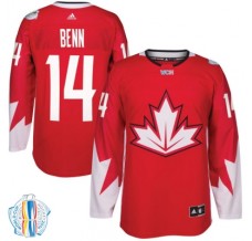 Pánské Dres Kanada Jamie Benn 14 2016 World Cup of Hockey Červená Authentic