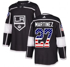 Pánské Dres Los Angeles Kings Alec Martinez 27 USA Flag Fashion Černá Authentic