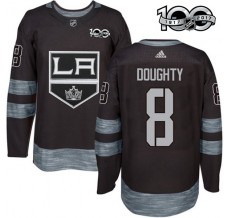 Pánské Dres Los Angeles Kings Drew Doughty 8 1917-2017 100th Anniversary Patch Černá Authentic