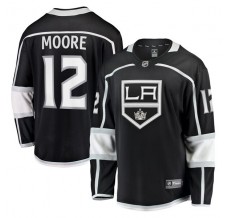 Pánské Dres Los Angeles Kings Trevor Moore 12 Černá Breakaway Domácí