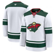 Pánské Dres Minnesota Wild Blank Bílá Premium Venkovní