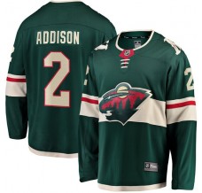 Pánské Dres Minnesota Wild Calen Addison 2 Zelená Breakaway Domácí