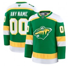Pánské Dres Minnesota Wild Custom Zelená Premium Alternativní