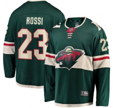Pánské Dres Minnesota Wild Marco Rossi 23 Zelená Breakaway Domácí